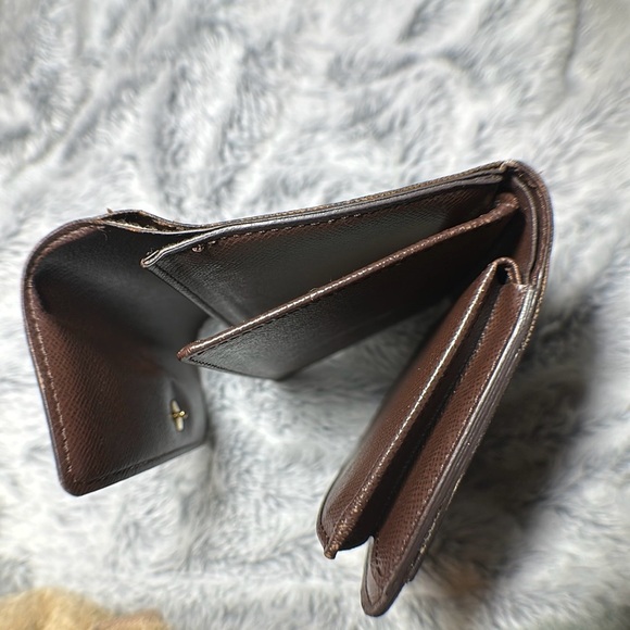 LOUIS VUITTON Portefeuille Alexandra Damier Ebene Tri-fold Wallet - Picture 15 of 17